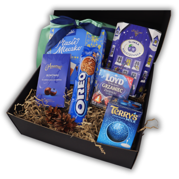 Box Prezentowy Błękitu Moc – Wyjątkowy Zestaw Słodyczy