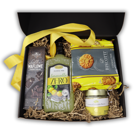 Box Prezentowy Cytrynka – Cytrynówka Limoncello i Słodycze