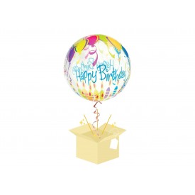 Happy Birthday Balon z helem