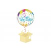 Happy Birthday Balon z helem