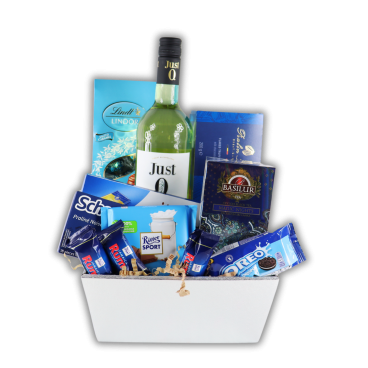 Kosz Prezentowy Błękitna Laguna – Luksusowy Prezent