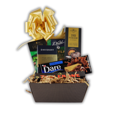 Kosz Prezentowy Podarunek dla Niego – Elegancki Zestaw do Whisky