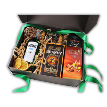 Box Świąteczny Renifer – Czekolada i Alkohol na Święta