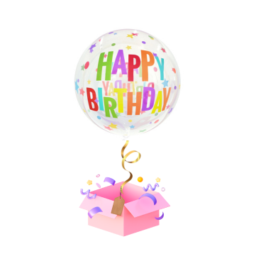 Balon z Helem Happy Birthday – Idealny na Urodziny