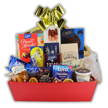 Kosz Prezentowy Polskie Święta – Tradycyjne Słodycze i Delikatesy