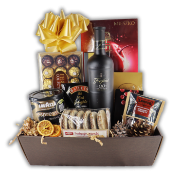 Kosz Świąteczny Przy Kominku – Wyjątkowy Prezent na Święta