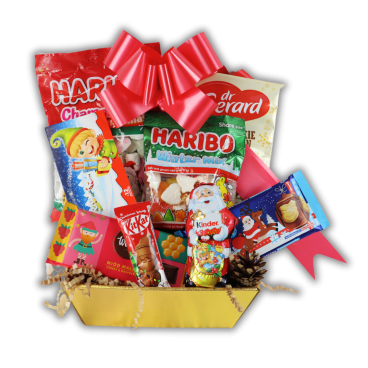 Kosz Świąteczny dla Dzieci – Słodki Prezent na Boże Narodzenie