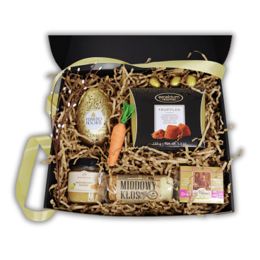 Box Prezentowy Pisanka – Wielkanocny Upominek Pełen Słodyczy